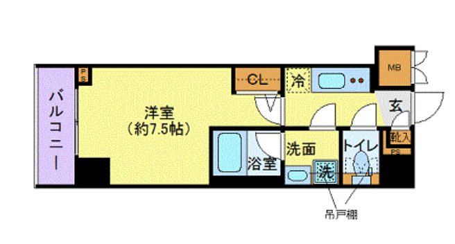 フェニックス市谷本村町の間取り