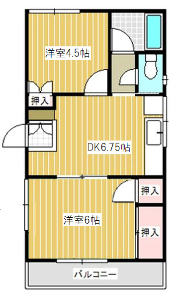 小嶋マンションの間取り