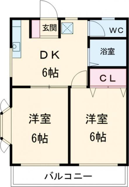 下野市文教のマンションの間取り