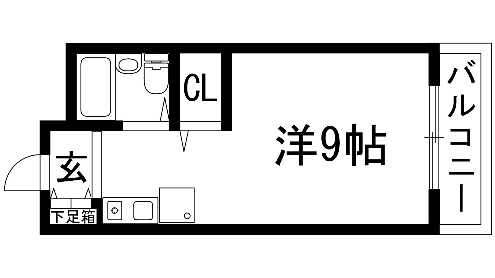 川西市東多田のマンションの間取り