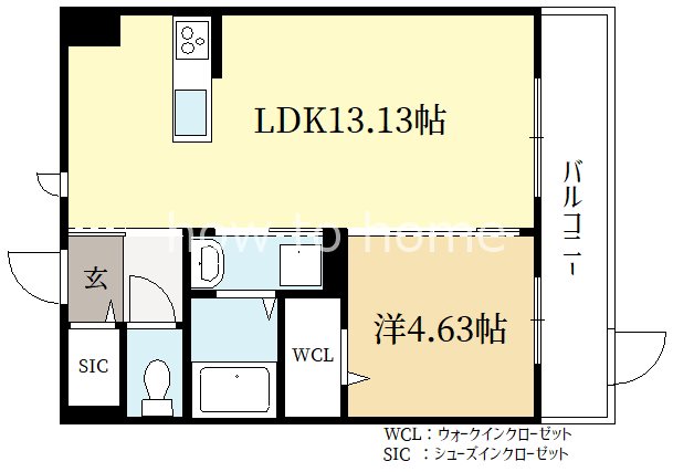 ベルフォレ大山の間取り