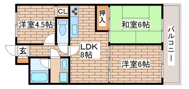 ライオンズマンション明泉寺の間取り