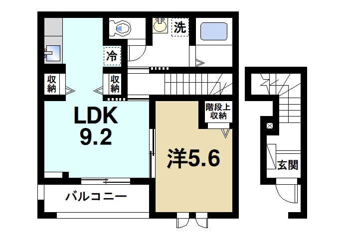 磯城郡田原本町大字十六面のアパートの間取り