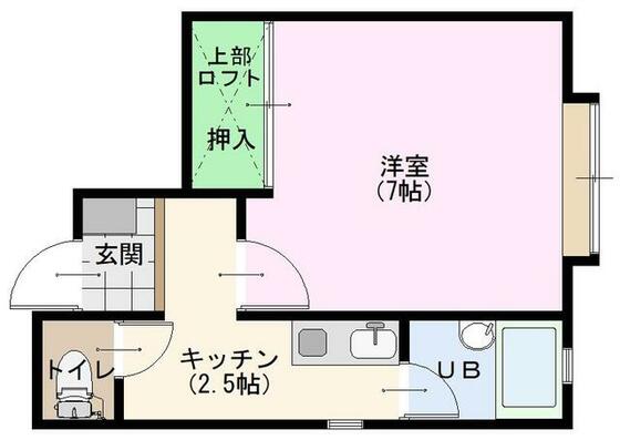 ラフォーレ清水　Ｂの間取り