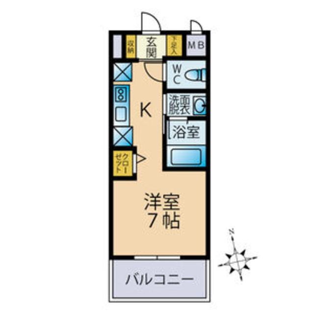 ビレッジ九大前の間取り