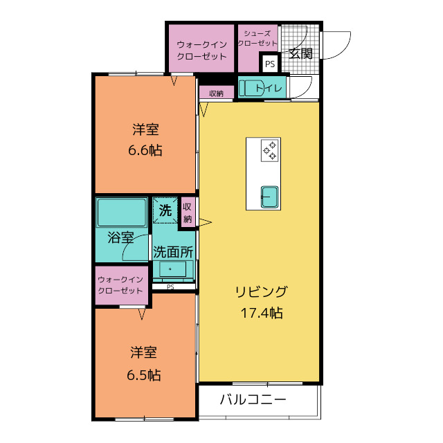 ［新築］シャーメゾンヒルズの間取り