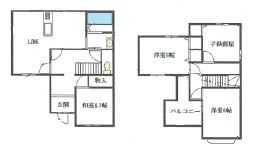 【荒見戸建４ＬＤＫの間取り】