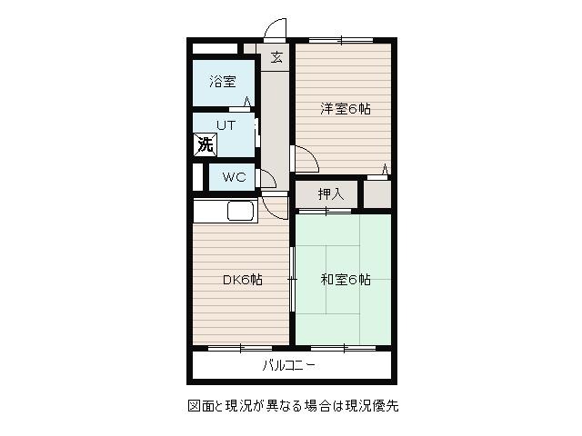 碧南市天神町のマンションの間取り