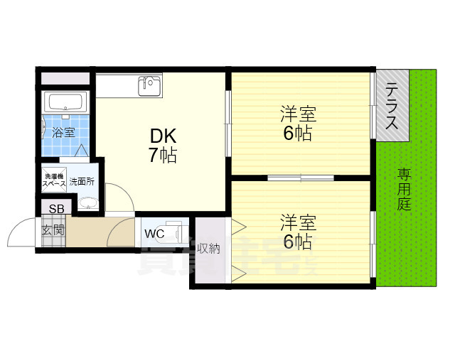 アーバン西大和3号棟の間取り