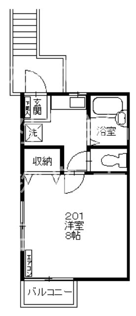 メゾンサカエの間取り