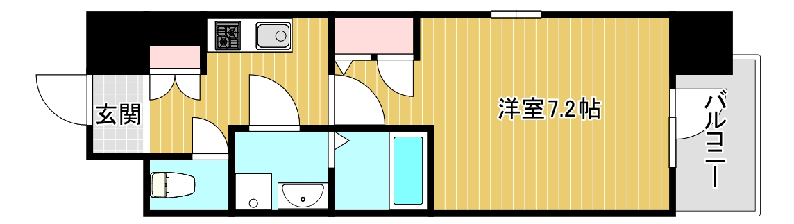 エスリード難波SOUTHの間取り