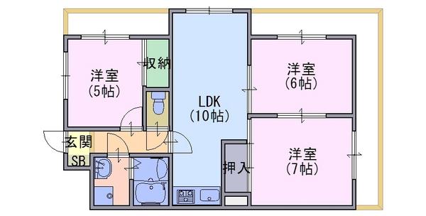 モアライフ酒井松の間取り