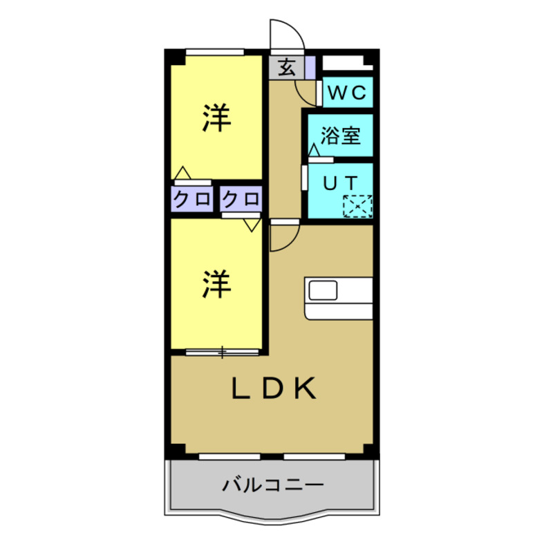 パセオ見晴Iの間取り