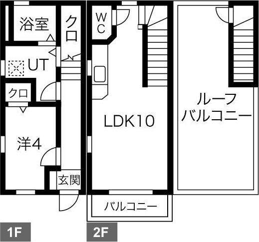 【名古屋市東区矢田のアパートの間取り】