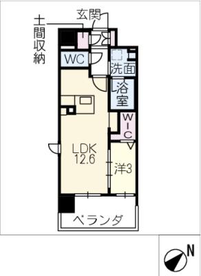 リレーヴ豊田の間取り