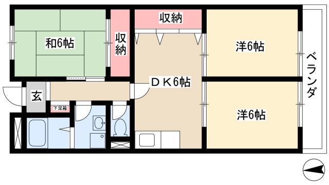 アベニュー上田の間取り