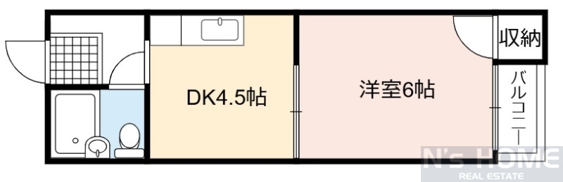 サンハイツの間取り