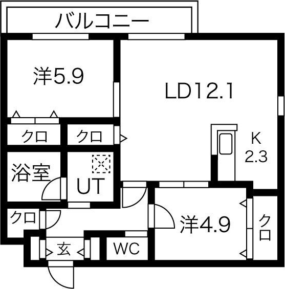 La Meridian Centralの間取り