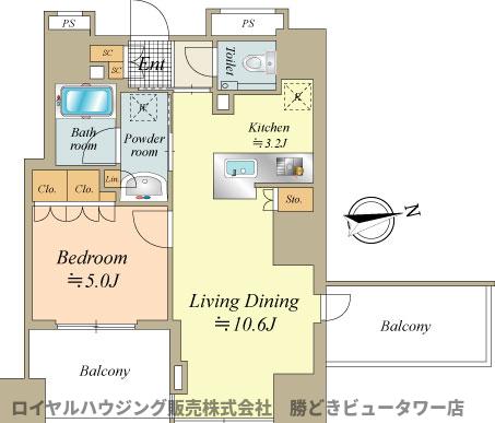 クラッシィタワー新宿御苑の間取り