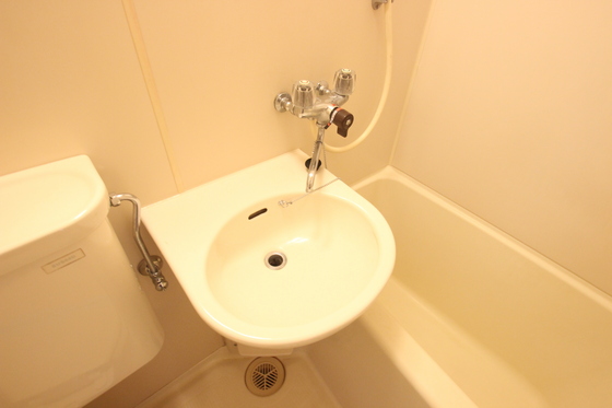洗面設備　※写真は別号室です