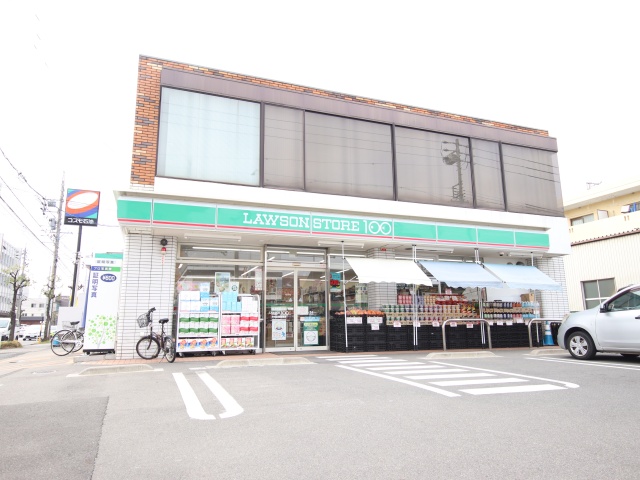 コンビニ　ローソンストア１００　豊国通店（コンビニ）まで300m