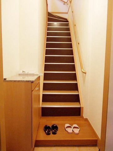 玄関　明るい玄関です