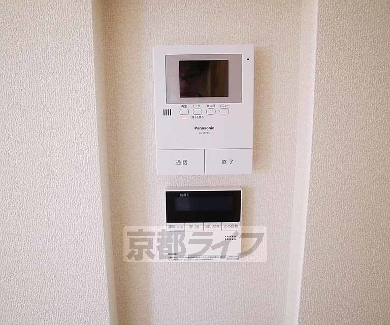 セキュリティ　来客の確認もできます