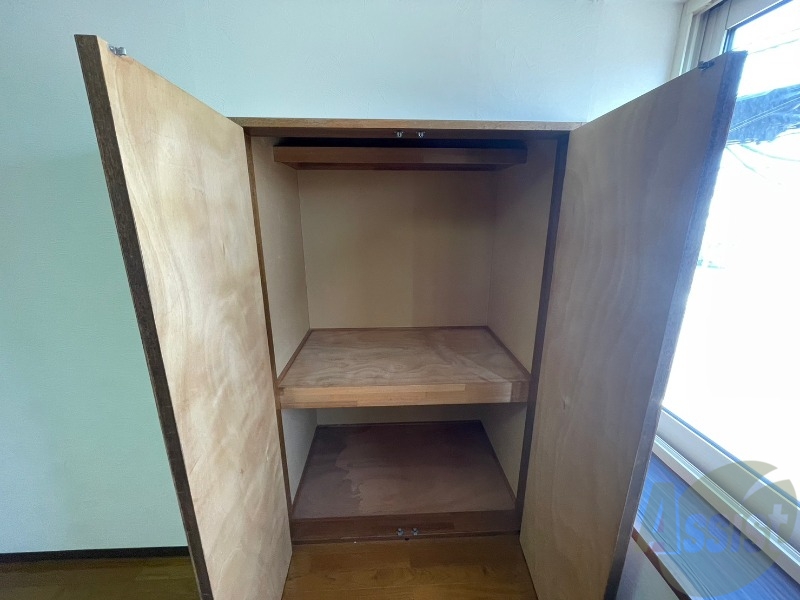 収納　収納です。寝室もすっきり片付きますよ～！