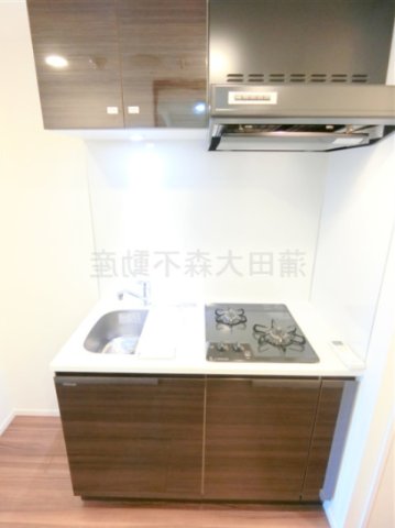 キッチン　2口ガスシステムキッチン