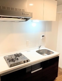 キッチン　2口ガスシステムキッチン