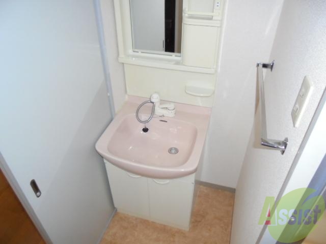 洗面設備　シャンプードレッサーもついていますよ