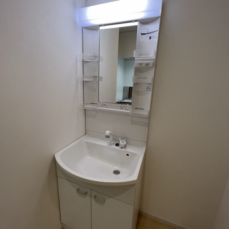 洗面設備　同施工参考写真となります