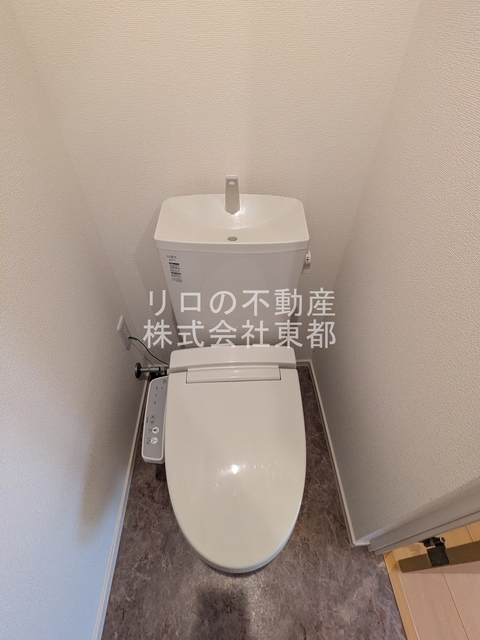 トイレ　洗浄便座付です！