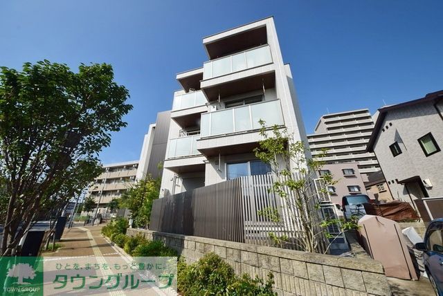 建物外観　経済的な都市ガス　オートロック完備
