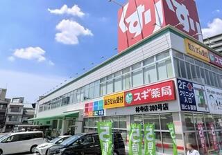 ドラックストア　スギ薬局　林寺店（ドラッグストア）まで632m