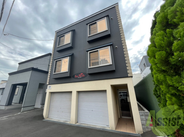建物外観　札幌市北区新川二条「サンレコルト」