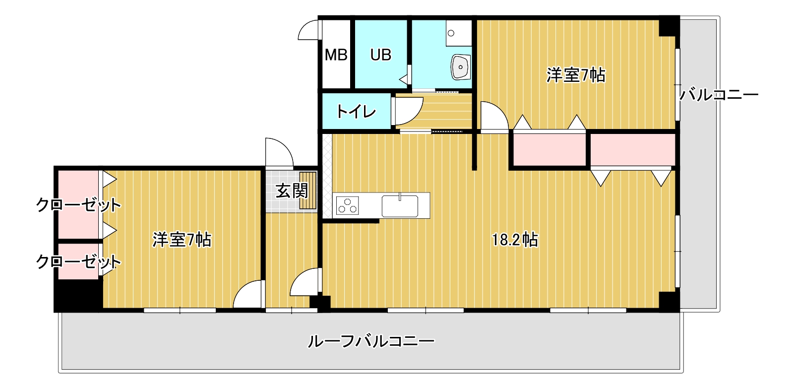 コートシャンベルの間取り写真