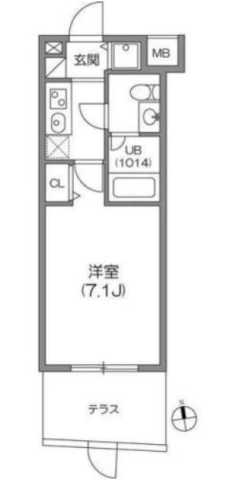 ガーラプレイス八幡山壱番館の間取り写真