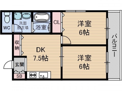 サンピア南茨木の間取り写真