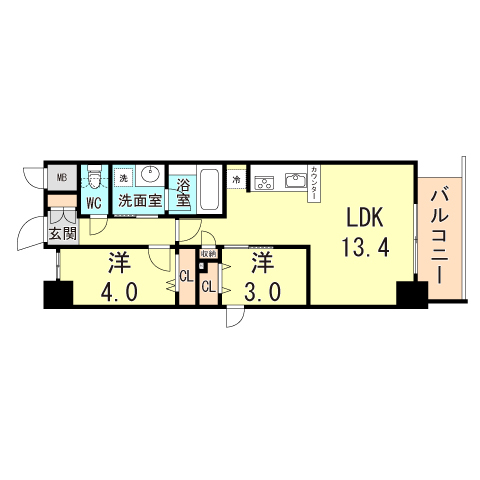 LiveCasa西宮本町の間取り写真