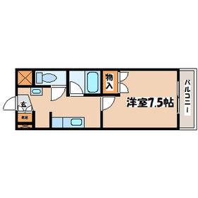 仙台市地下鉄東西線 六丁の目駅 徒歩5分 3階建 築31年の間取り写真