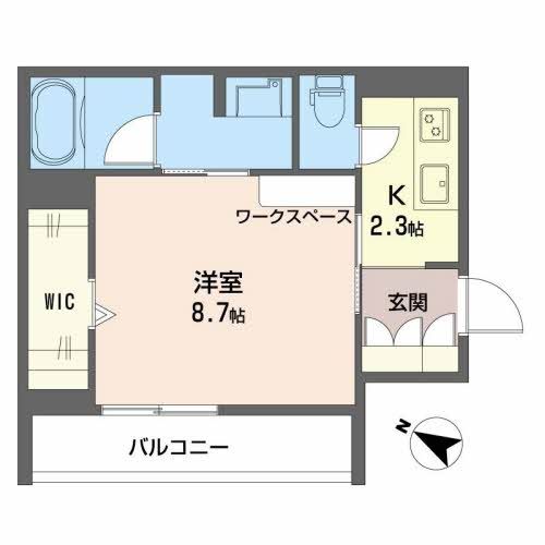 ワンダブルの間取り写真