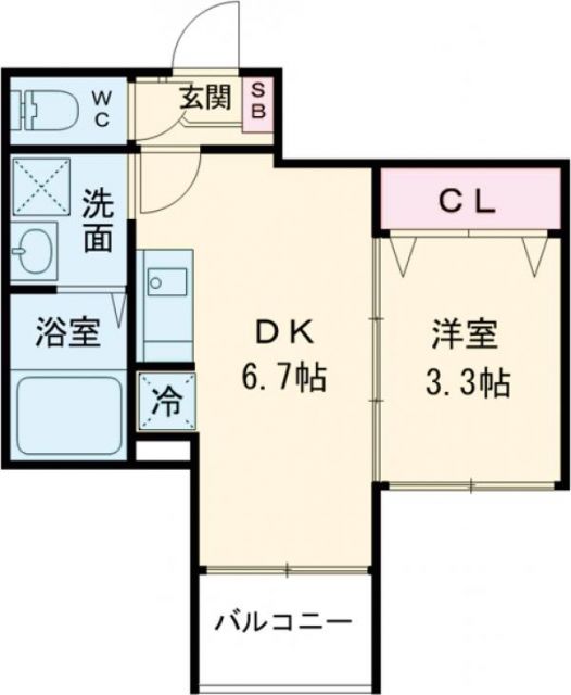 京成本線 堀切菖蒲園駅 徒歩8分 3階建 築1年の間取り写真