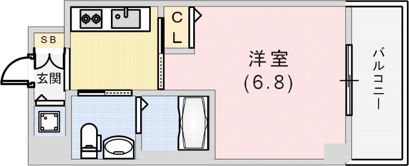 ファーストフィオーレ神戸元町の間取り写真