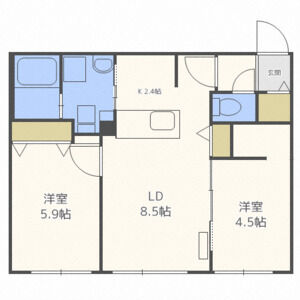 CLASSE 6.1の間取り写真