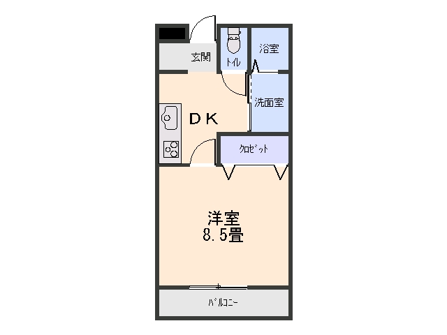 チューリ１３６の間取り