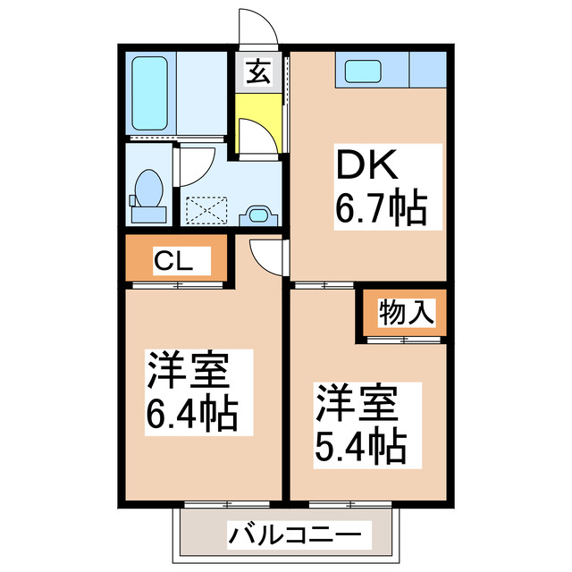 ＤＣハウス清水公園の間取り