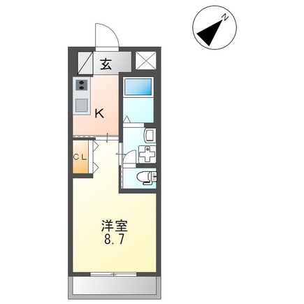 コンフォール二軒茶屋の間取り