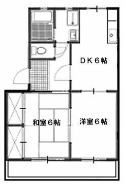 スカイハイツフジの間取り