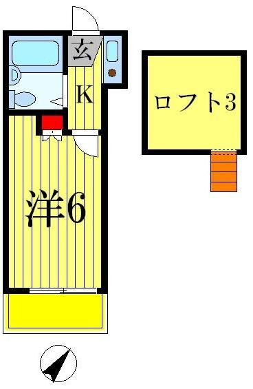 ルミグラン常盤平の間取り